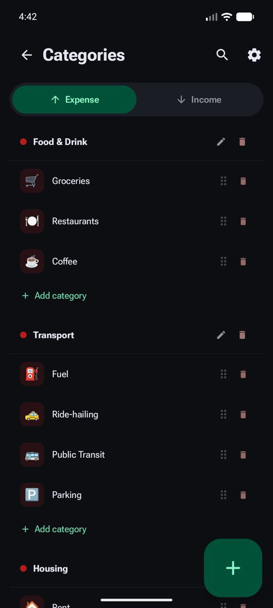 Categories